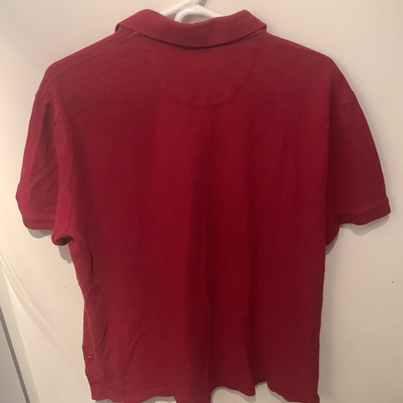 Stylish Ruby Red 100% Soft Cotton Polo from Black Brown 1826 SZ Large 🔥 - Picture 9 of 9